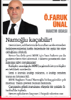 Namoğlu gitti Müftüoğlu geliyor!